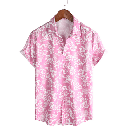 Andreas – Pure Cotton Tropical Bloom Shirt