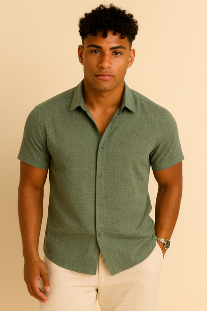 Philippos – Classic Linen Essential Πουκάμισο