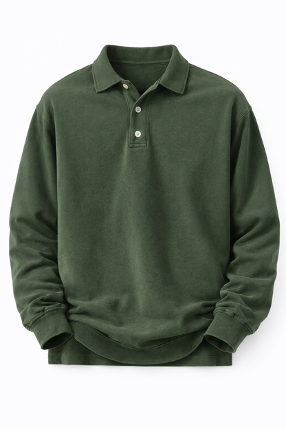 Heitor – Urban Retro Quarter-Zip Longsleeve