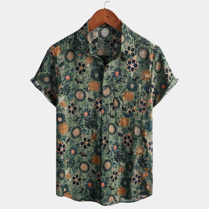 Vasileios – Tropical Vibe Cotton Shirt