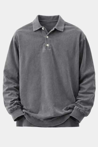 Heitor – Urban Retro Quarter-Zip Longsleeve